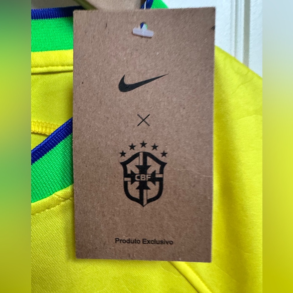 NWT Nike Brasil 2022/2023 Home Football/Soccer Jersey. Size XXL - Picture 6 of 10